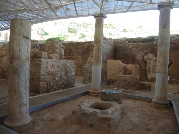 Una vista de los restos puestos en valor en el Barrio del Foro Romano